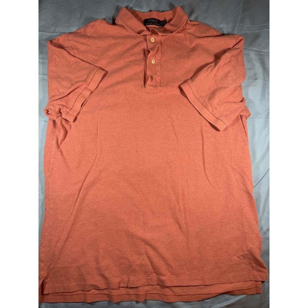 Polo Ralph Lauren Red Short Sleeve Polo Size XLT